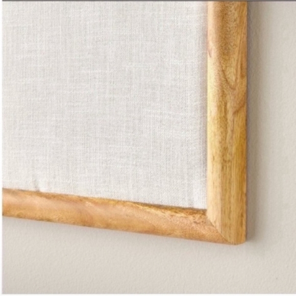 NWT Arched 16"x24" Wood Framed Fabric Bulletin Board Hearth & Hand with Magnolia - Picture 3 of 4